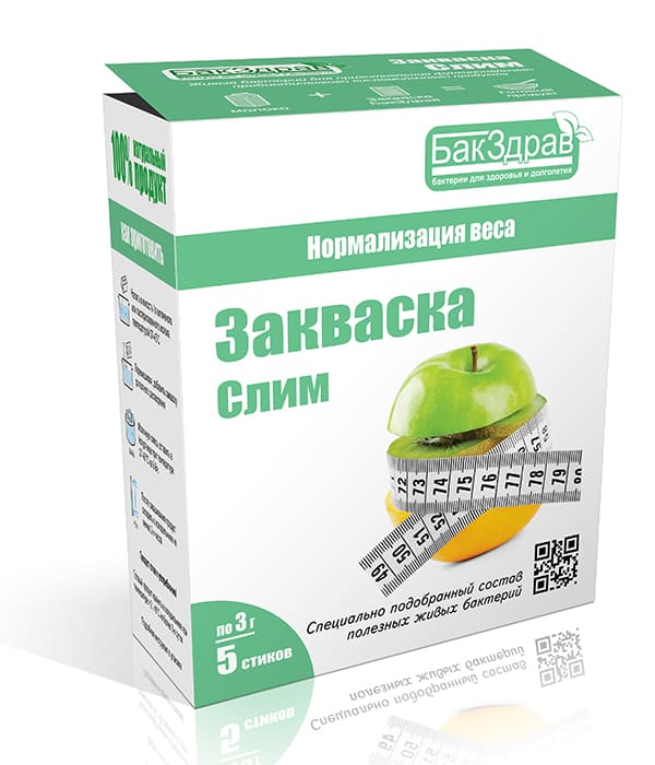 СЛИМ ПРОБИОТИК-ЗАКВАСКА БАКЗДРАВ