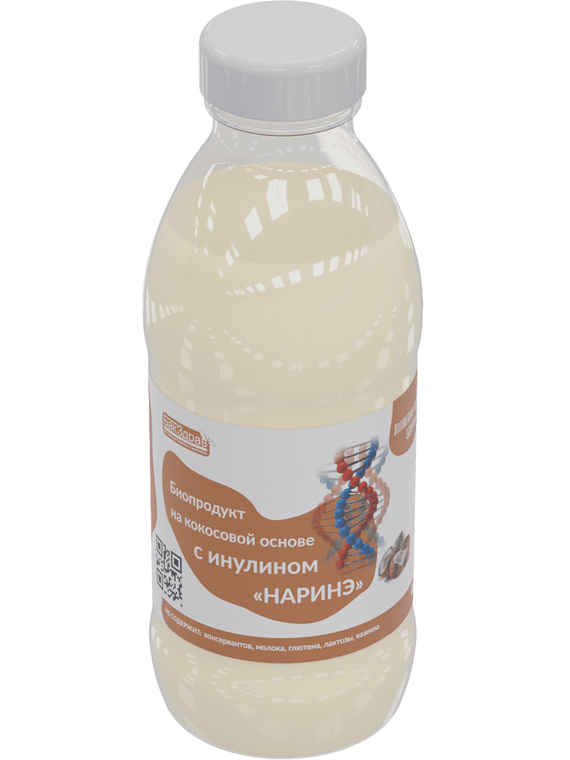 БИОПРОДУКТ НА КОКОСОВОЙ ОСНОВЕ С ИНУЛИНОМ “НАРИНЭ”